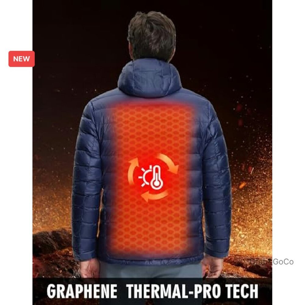 Lightweight Down Puffer Jacket Packable Water Res… - image 4